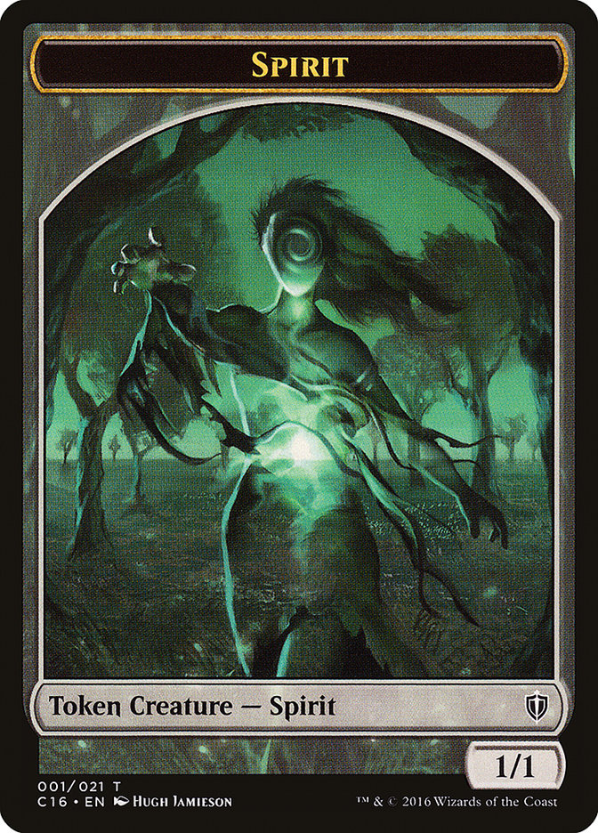 Spirit Token (001/021) [Commander 2016 Tokens] | Rock City Comics