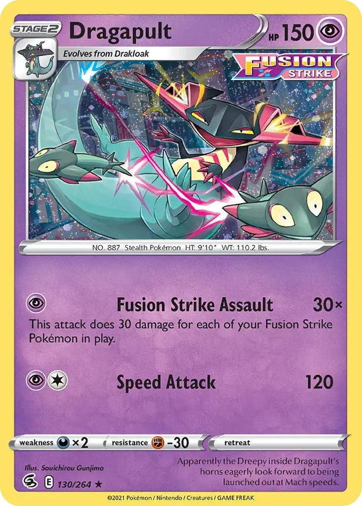 Dragapult (130/264) (Cosmos Holo) [Sword & Shield: Fusion Strike] | Rock City Comics