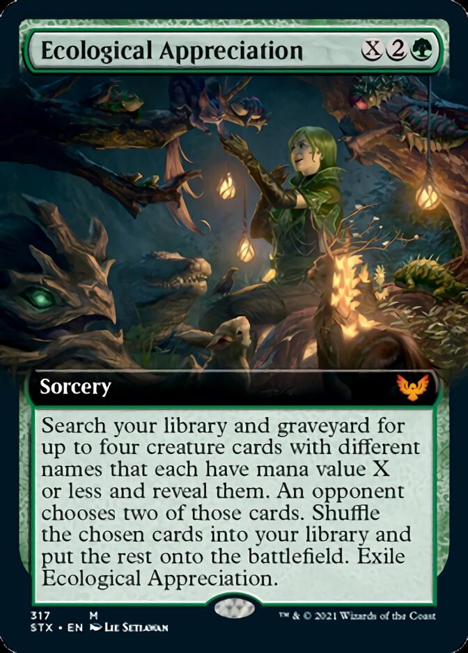 Ecological Appreciation (Extended Art) [Strixhaven: School of Mages] | Rock City Comics