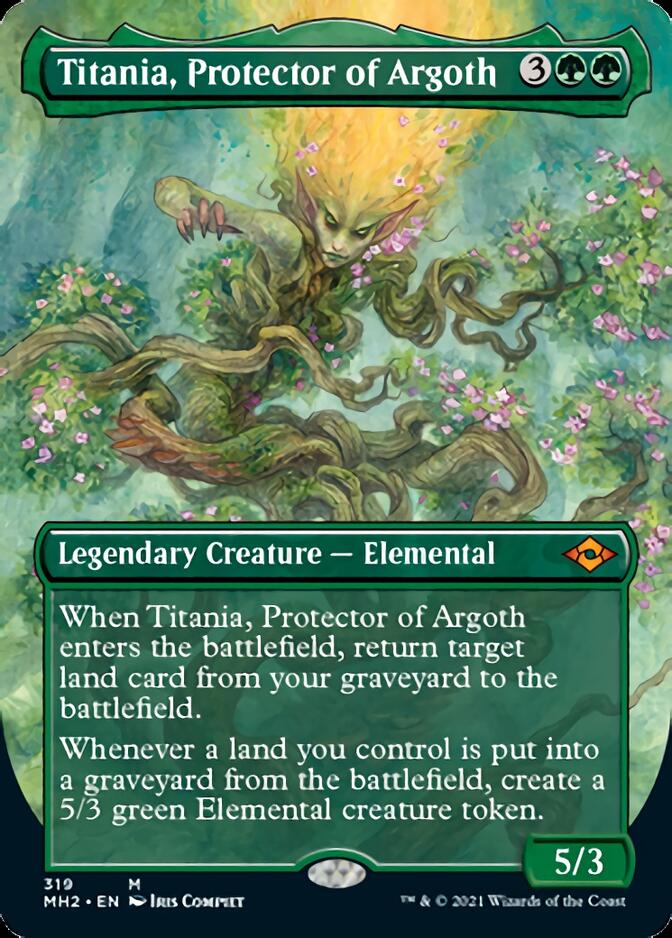 Titania, Protector of Argoth (Borderless Alternate Art) [Modern Horizons 2] | Rock City Comics