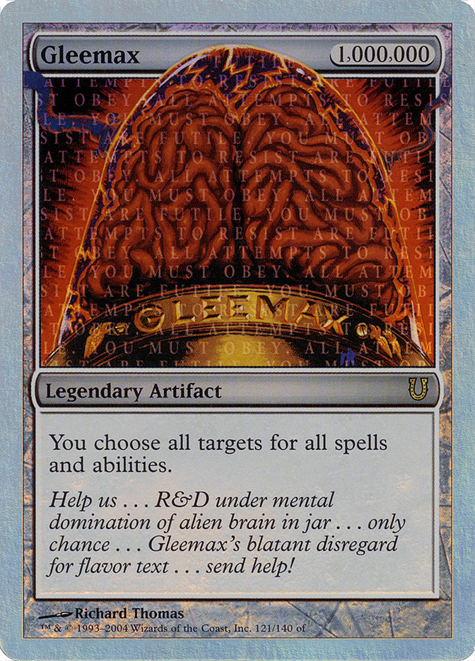Gleemax (Alternate Foil) [Unhinged] | Rock City Comics