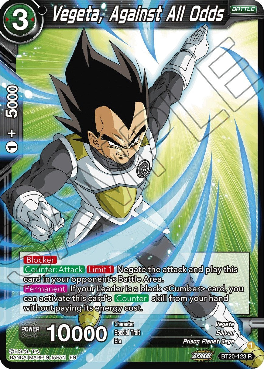 Vegeta, Against All Odds (BT20-123) [Power Absorbed] | Rock City Comics