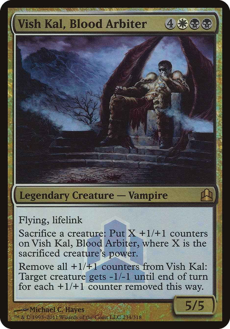 Vish Kal, Blood Arbiter (Launch) (Oversized) [Commander 2011 Oversized] | Rock City Comics