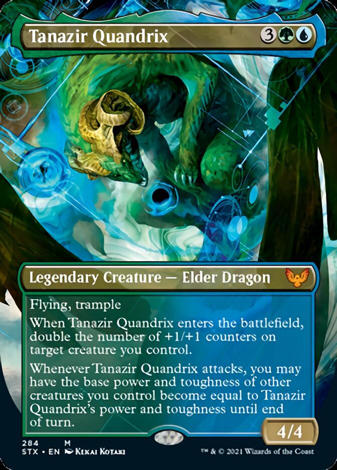 Tanazir Quandrix (Borderless Alternate Art) [Strixhaven: School of Mages] | Rock City Comics
