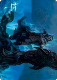 Cosima, God of the Voyage Art Card (Gold-Stamped Signature) [Kaldheim Art Series] | Rock City Comics