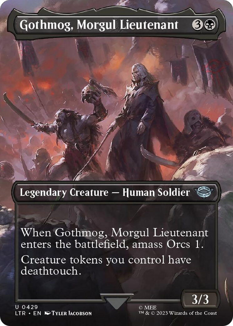 Gothmog, Morgul Lieutenant (Borderless Alternate Art) [The Lord of the Rings: Tales of Middle-Earth] | Rock City Comics