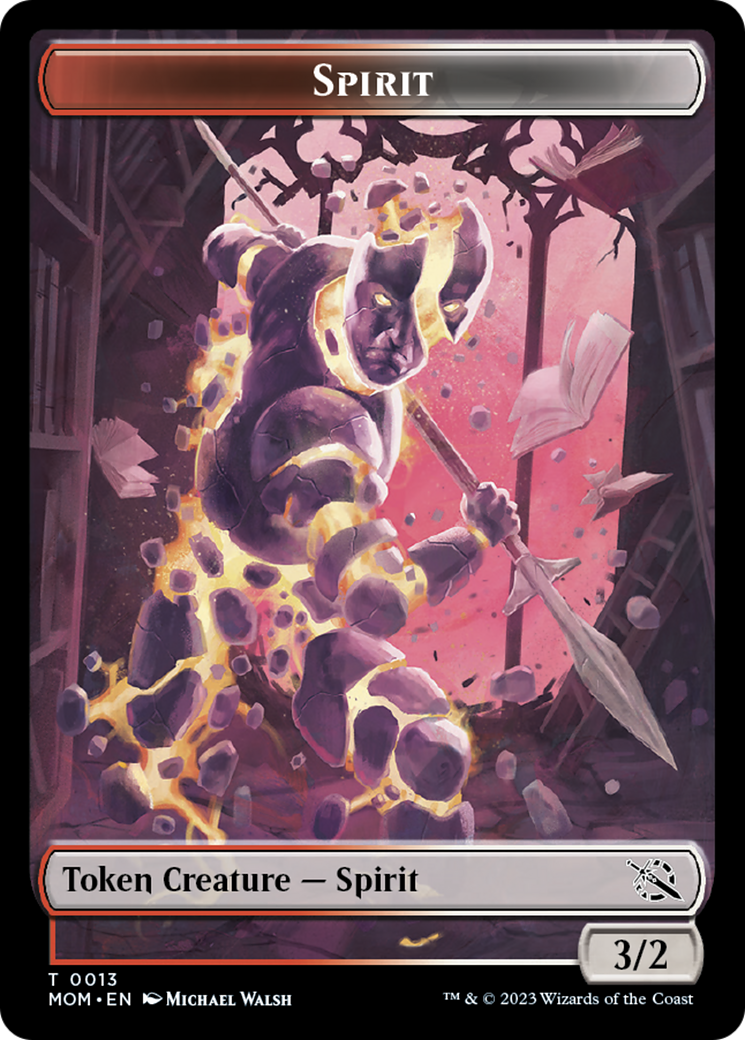 Spirit Token (13) [March of the Machine Tokens] | Rock City Comics