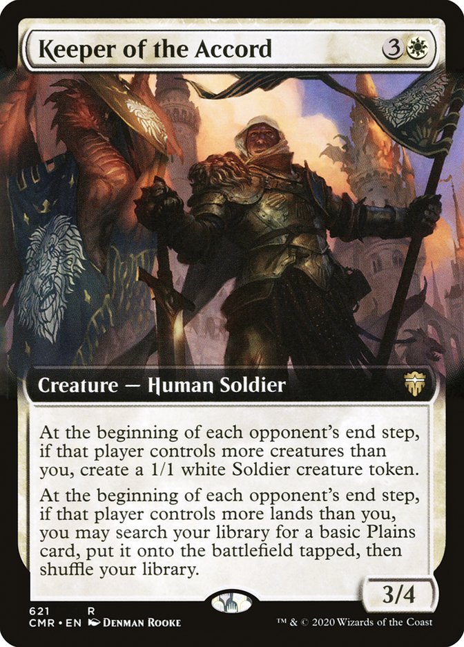 Keeper of the Accord (Extended Art) [Commander Legends] | Rock City Comics