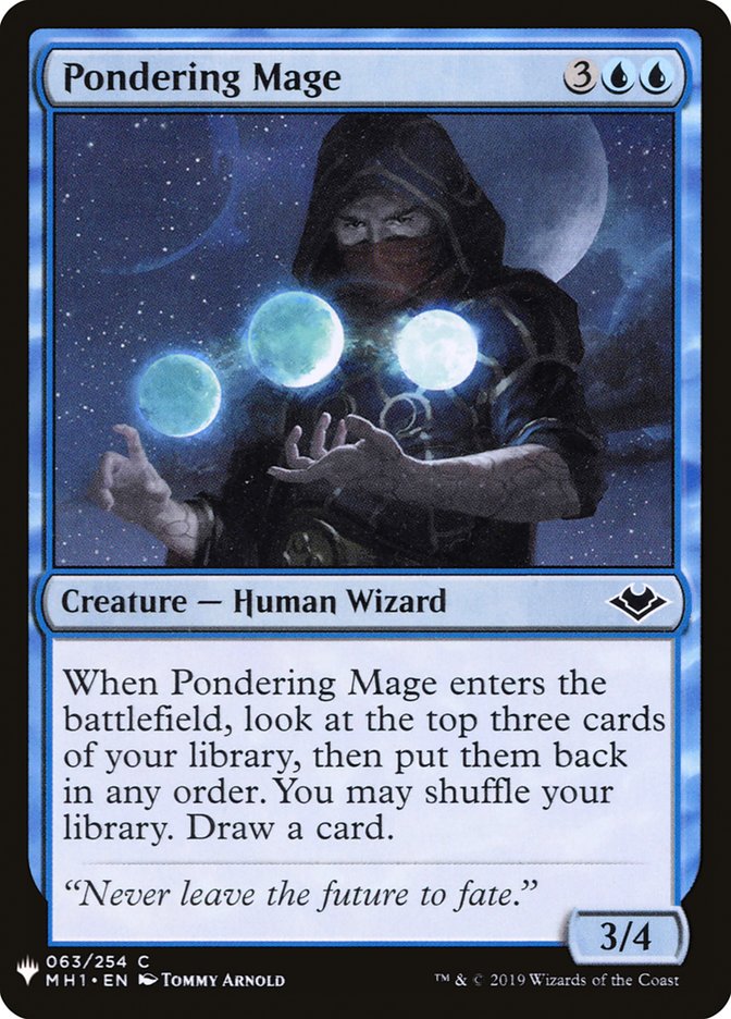 Pondering Mage [Mystery Booster] | Rock City Comics