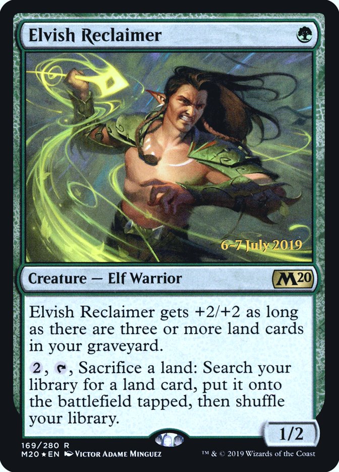 Elvish Reclaimer [Core Set 2020 Prerelease Promos] | Rock City Comics