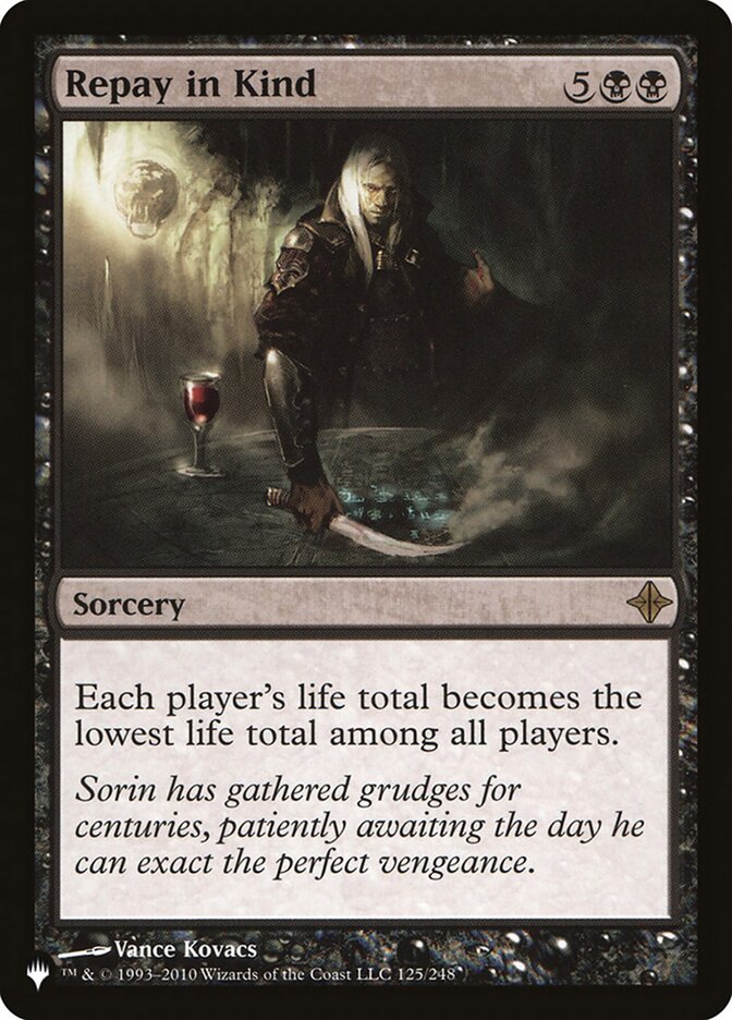 Repay in Kind [The List] | Rock City Comics