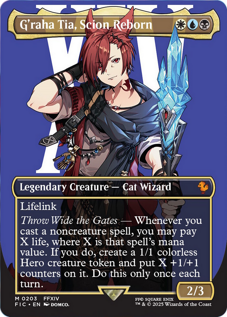 G'raha Tia, Scion Reborn (Borderless) [FINAL FANTASY Commander] | Rock City Comics