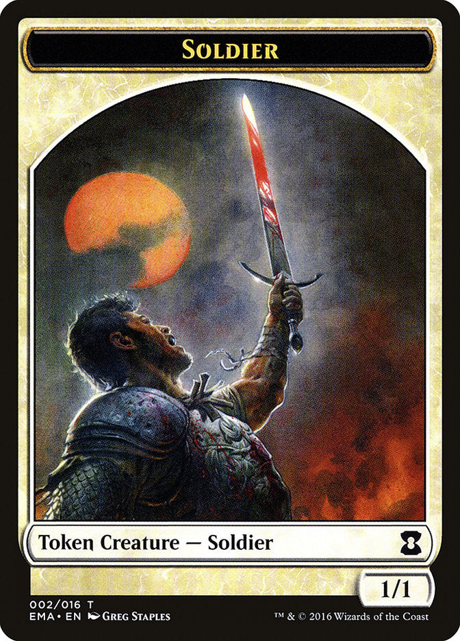 Soldier Token [Eternal Masters Tokens] | Rock City Comics