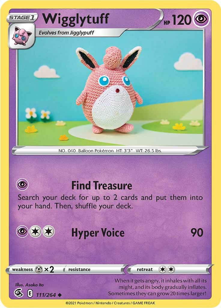 Wigglytuff (111/264) [Sword & Shield: Fusion Strike] | Rock City Comics