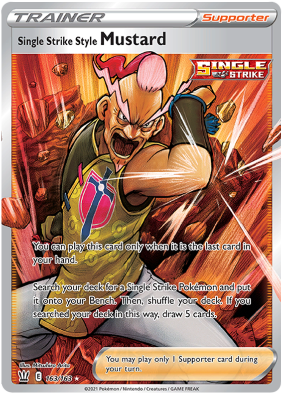 Single Strike Style Mustard (163/163) [Sword & Shield: Battle Styles] | Rock City Comics