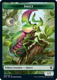 Insect // Kor Warrior Double-Sided Token [Zendikar Rising Tokens] | Rock City Comics