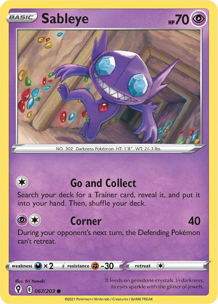 Sableye (067/203) [Sword & Shield: Evolving Skies] | Rock City Comics