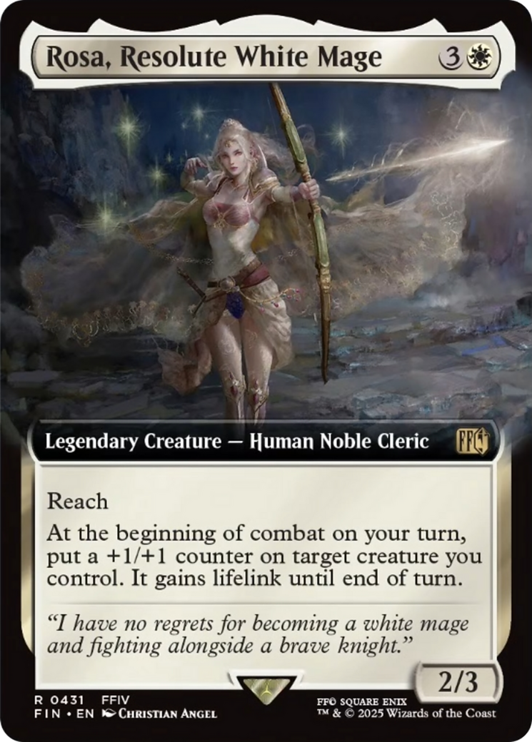 Rosa, Resolute White Mage (Extended Art) [FINAL FANTASY] | Rock City Comics