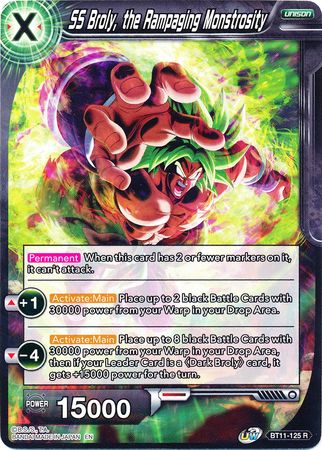 SS Broly, the Rampaging Monstrosity (BT11-125) [Vermilion Bloodline] | Rock City Comics