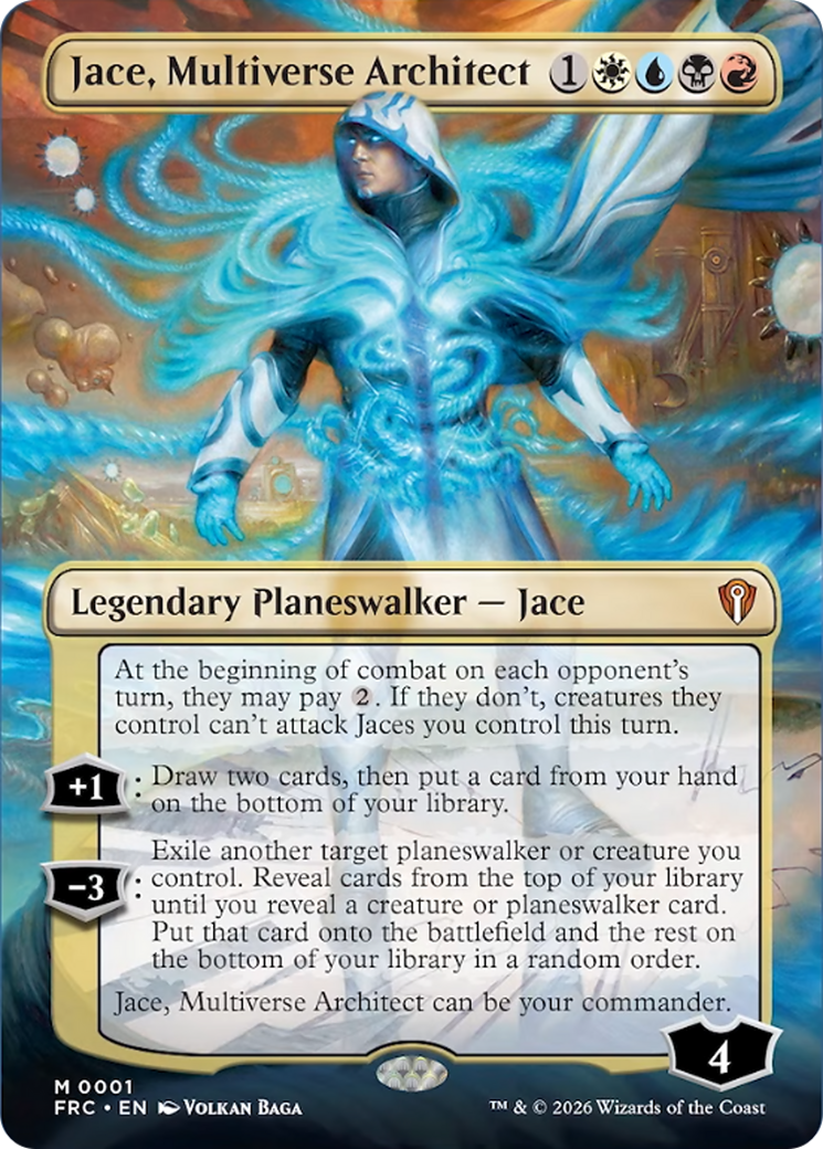 Jace, Multiverse Architect (Borderless) [Reality Fracture Commander] | Rock City Comics