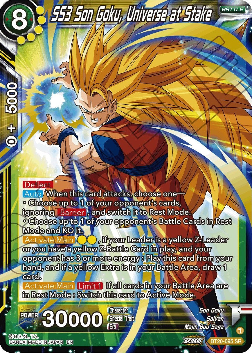 SS3 Son Goku, Universe at Stake (BT20-095) [Power Absorbed] | Rock City Comics