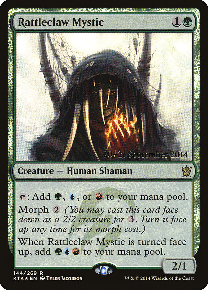 Rattleclaw Mystic [Khans of Tarkir Prerelease Promos] | Rock City Comics
