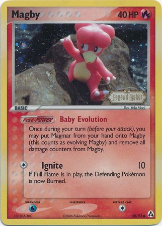Magby (58/92) (Stamped) [EX: Legend Maker] | Rock City Comics
