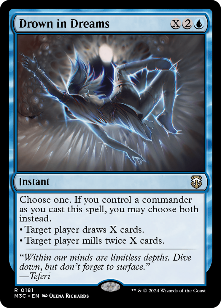 Drown in Dreams (Ripple Foil) [Modern Horizons 3 Commander] | Rock City Comics