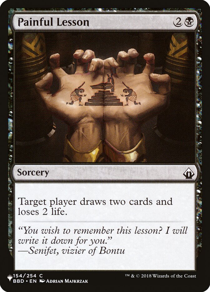 Painful Lesson [The List] | Rock City Comics