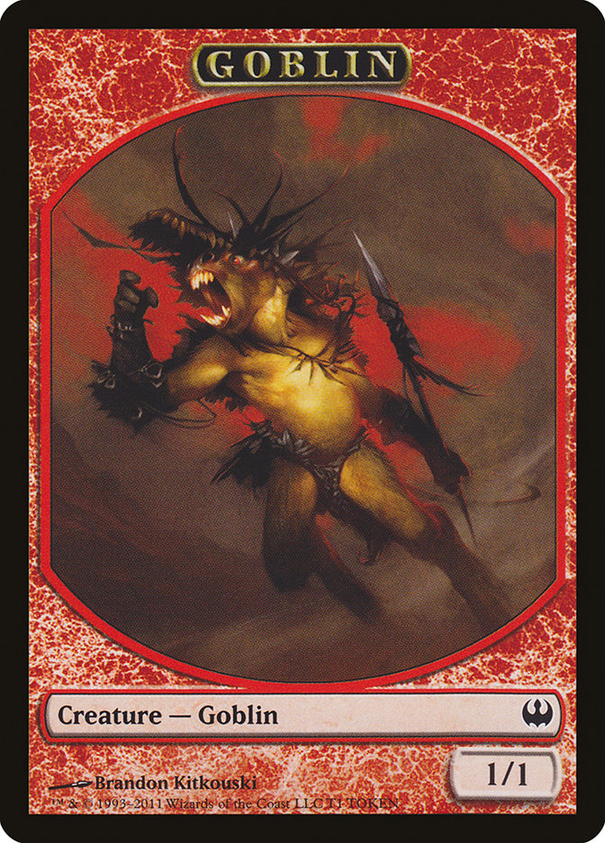 Goblin Token [Duel Decks: Knights vs. Dragons Tokens] | Rock City Comics