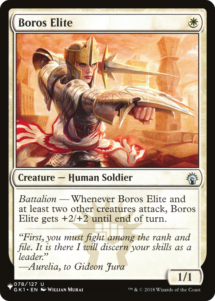 Boros Elite [The List Reprints] | Rock City Comics