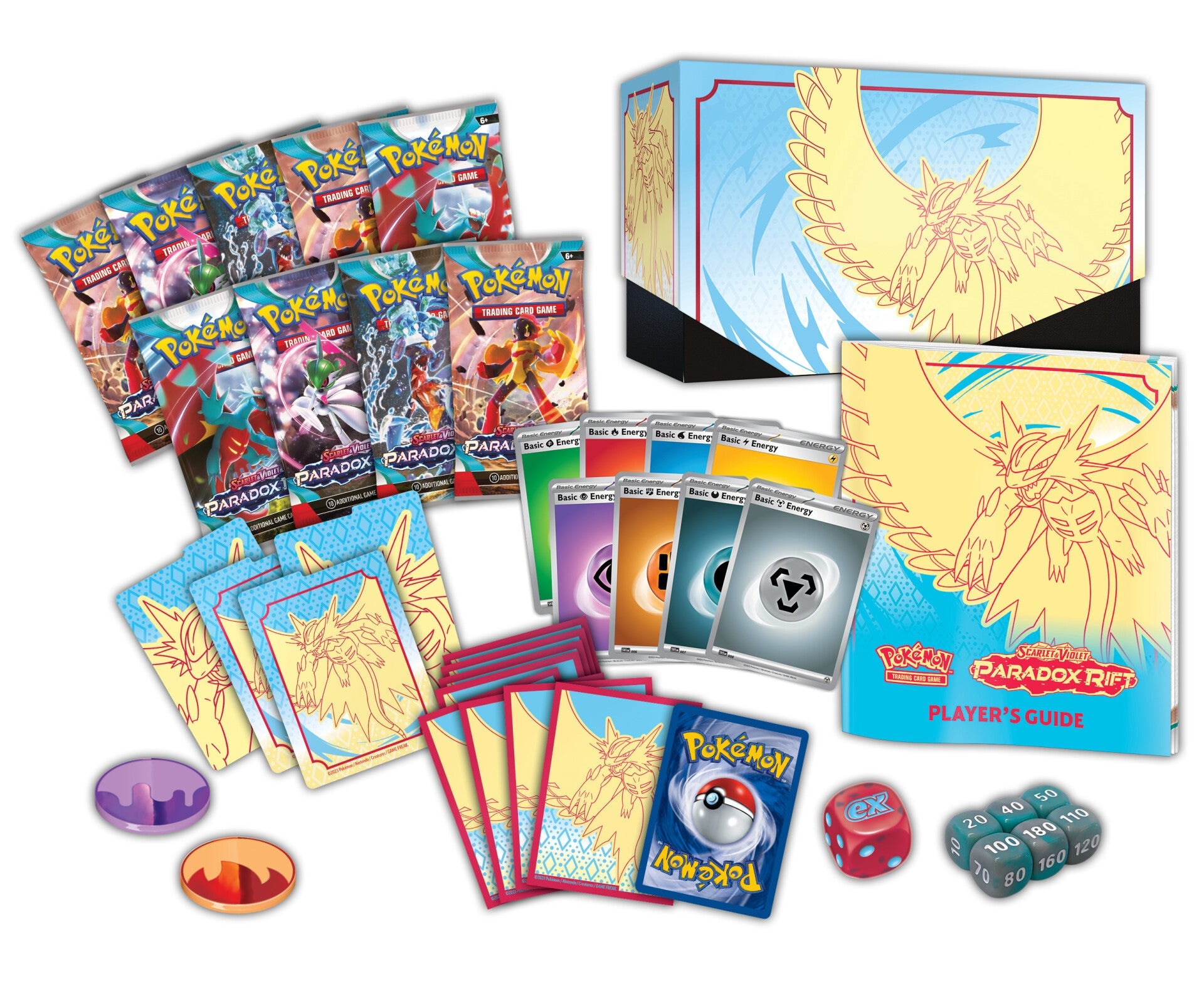 Scarlet & Violet: Paradox Rift - Elite Trainer Box (Roaring Moon) | Rock City Comics