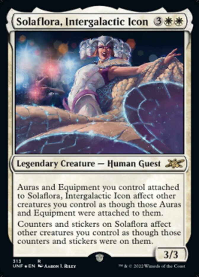 Solaflora, Intergalactic Icon (Galaxy Foil) [Unfinity] | Rock City Comics