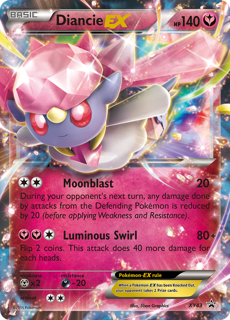 Diancie EX (XY43) [XY: Black Star Promos] | Rock City Comics