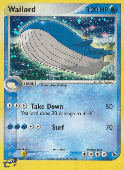 Wailord (14/109) [EX: Ruby & Sapphire] | Rock City Comics