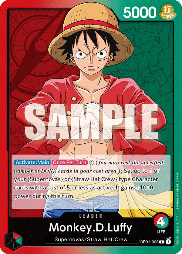 Monkey.D.Luffy [Romance Dawn] | Rock City Comics