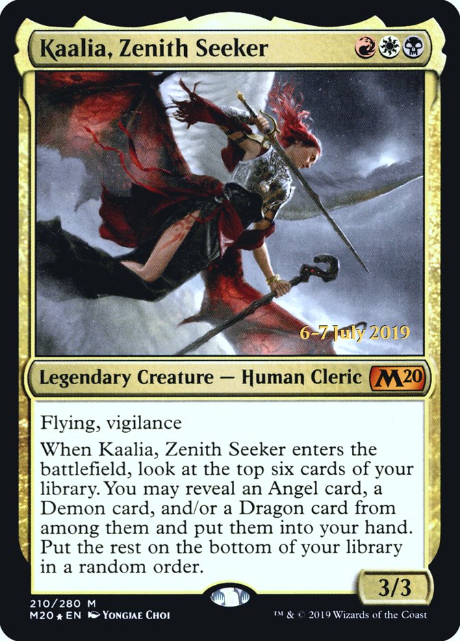 Kaalia, Zenith Seeker [Core Set 2020 Prerelease Promos] | Rock City Comics