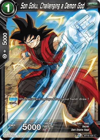 Son Goku, Challenging a Demon God (BT16-101) [Realm of the Gods] | Rock City Comics