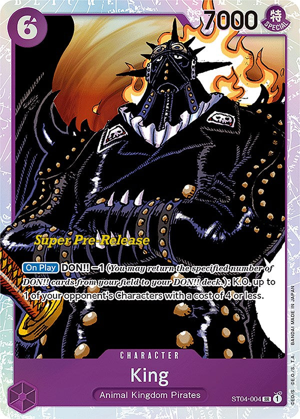 King [Super Pre-Release Starter Deck: Animal Kingdom Pirates] | Rock City Comics