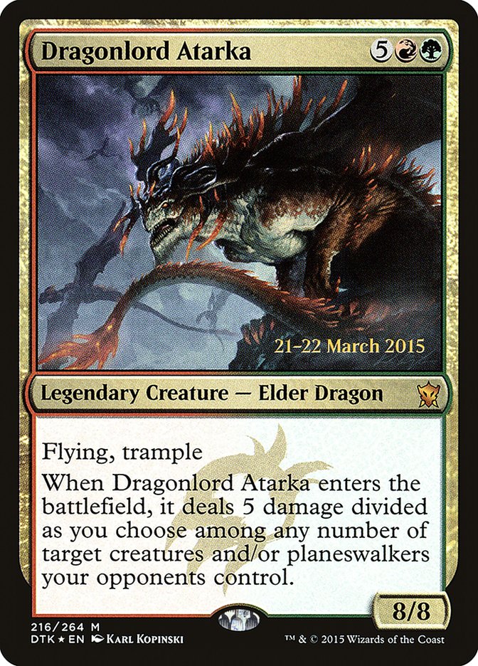 Dragonlord Atarka [Dragons of Tarkir Prerelease Promos] | Rock City Comics