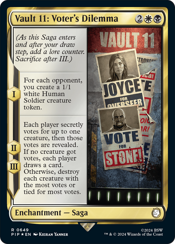 Vault 11: Voter's Dilemna (Surge Foil) [Fallout] | Rock City Comics