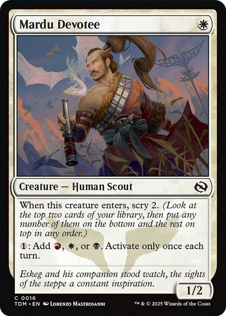 Mardu Devotee [Tarkir: Dragonstorm] | Rock City Comics