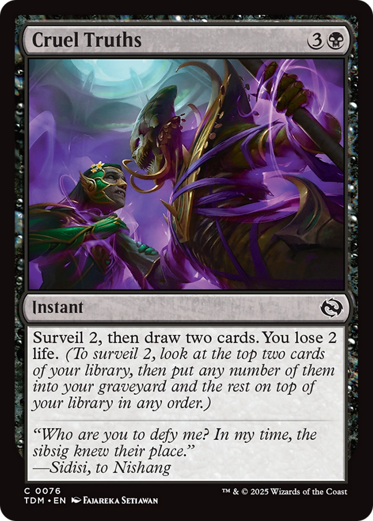 Cruel Truths [Tarkir: Dragonstorm] | Rock City Comics