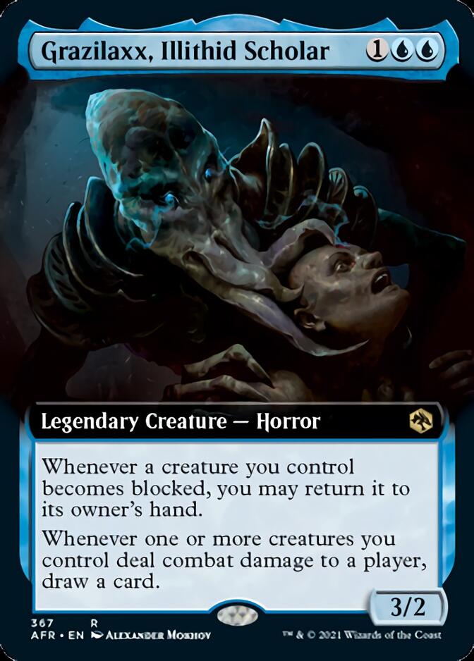 Grazilaxx, Illithid Scholar (Extended Art) [Dungeons & Dragons: Adventures in the Forgotten Realms] | Rock City Comics