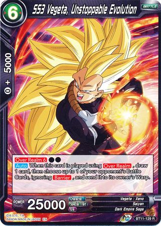 SS3 Vegeta, Unstoppable Evolution (BT11-129) [Vermilion Bloodline] | Rock City Comics