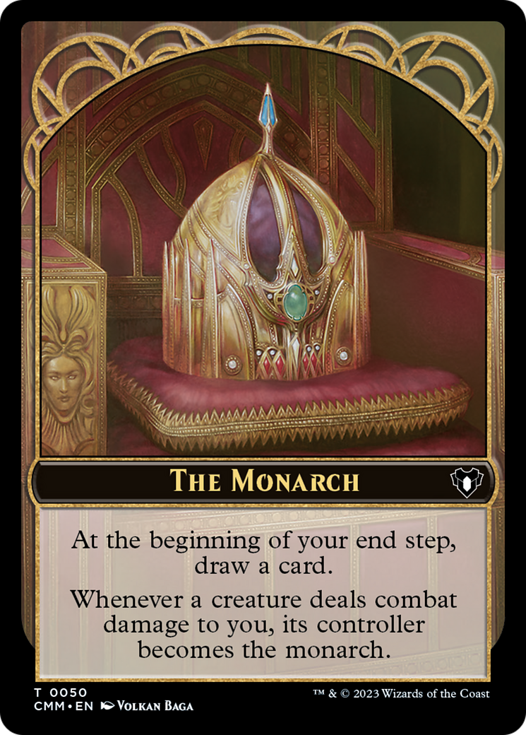 Copy (54) // The Monarch Double-Sided Token [Commander Masters Tokens] | Rock City Comics