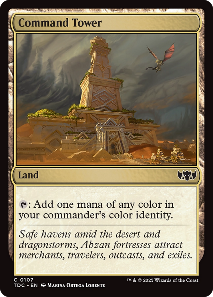 Command Tower [Tarkir: Dragonstorm Commander] | Rock City Comics