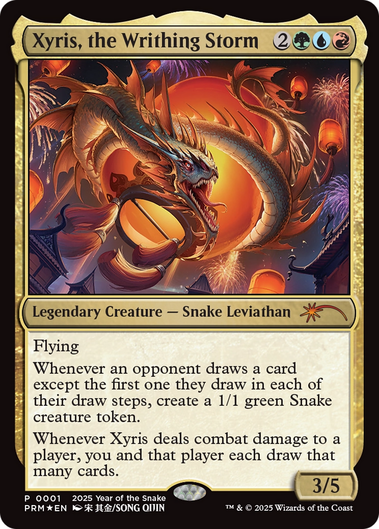 Xyris, the Writhing Storm (Year of the Snake 2025) [Standard Showdown Promos] | Rock City Comics