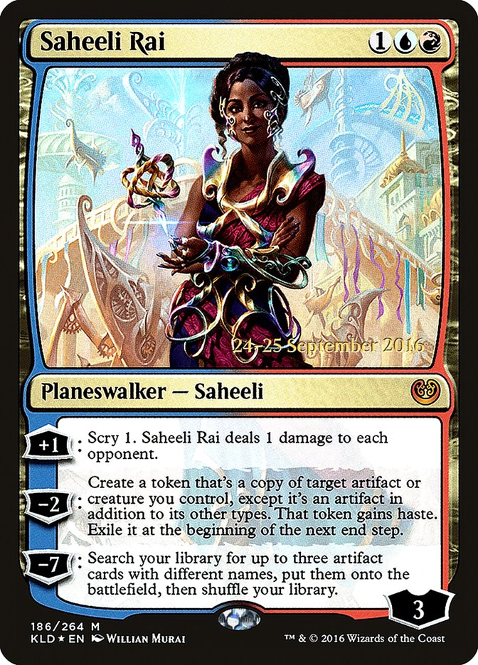 Saheeli Rai [Kaladesh Prerelease Promos] | Rock City Comics