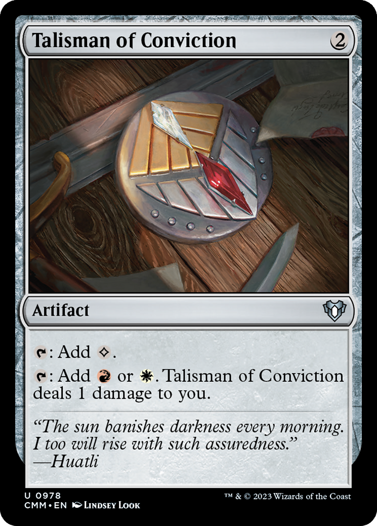 Talisman of Conviction [Commander Masters] | Rock City Comics